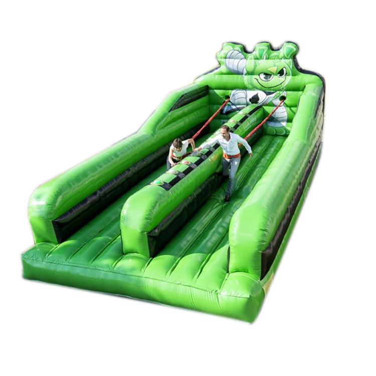 Коммерческих класс ПВХ надувные спортивные игры надувные интерактивные Bungee Run для продажи