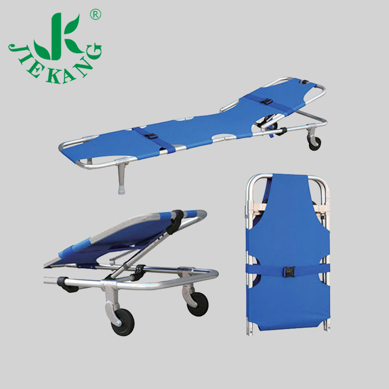 Aluminum Alloy Metal Hospital Emergency Rescue Room Standard Folding Stretcher Dimensions