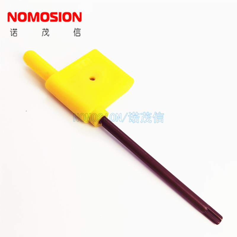 Ключ torx T8 желтый флаг ключ, дюймовый стандарт вставками torx Винт драйвер ключи YFT08 красочные звездообразный ключ, дюймовый стандарт