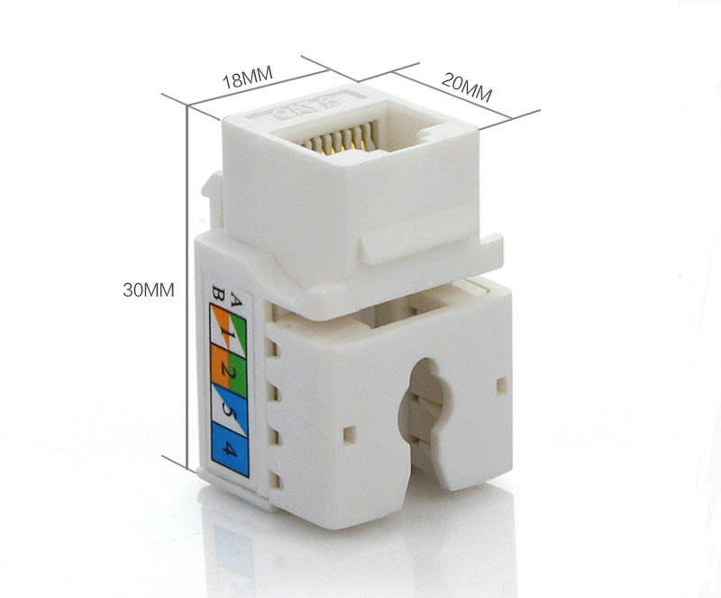 OWIRE 90 градусов UTP cat 6 крона rj45 keystone jack