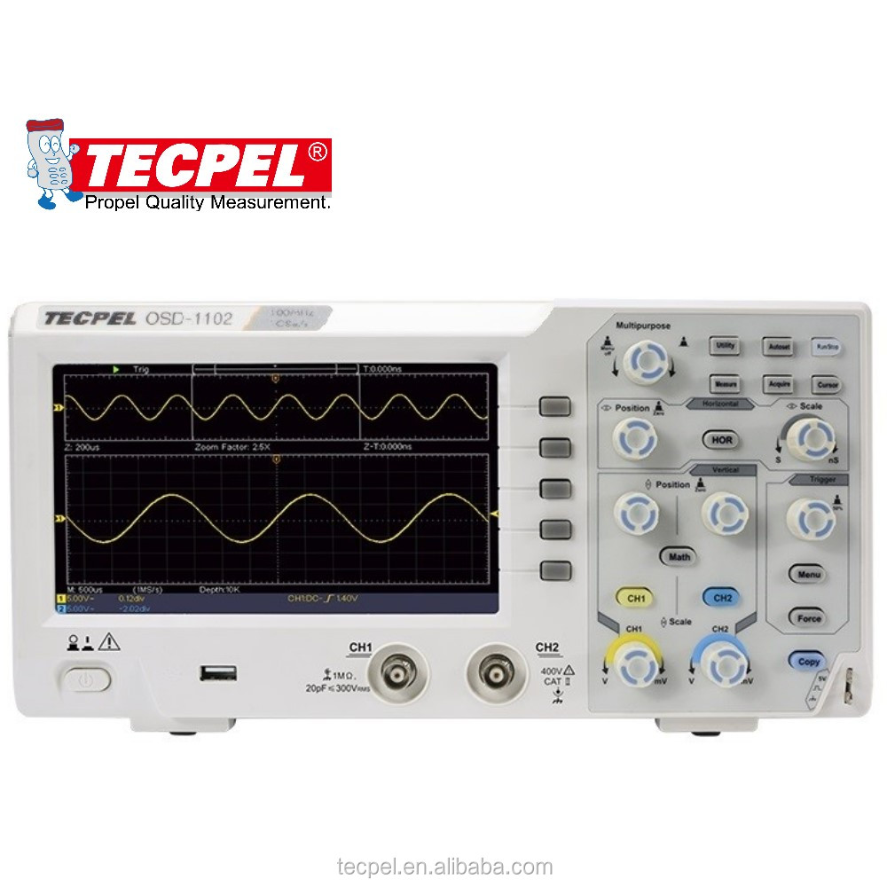 OSD-1102 100MHz storage Digital Oscilloscope
