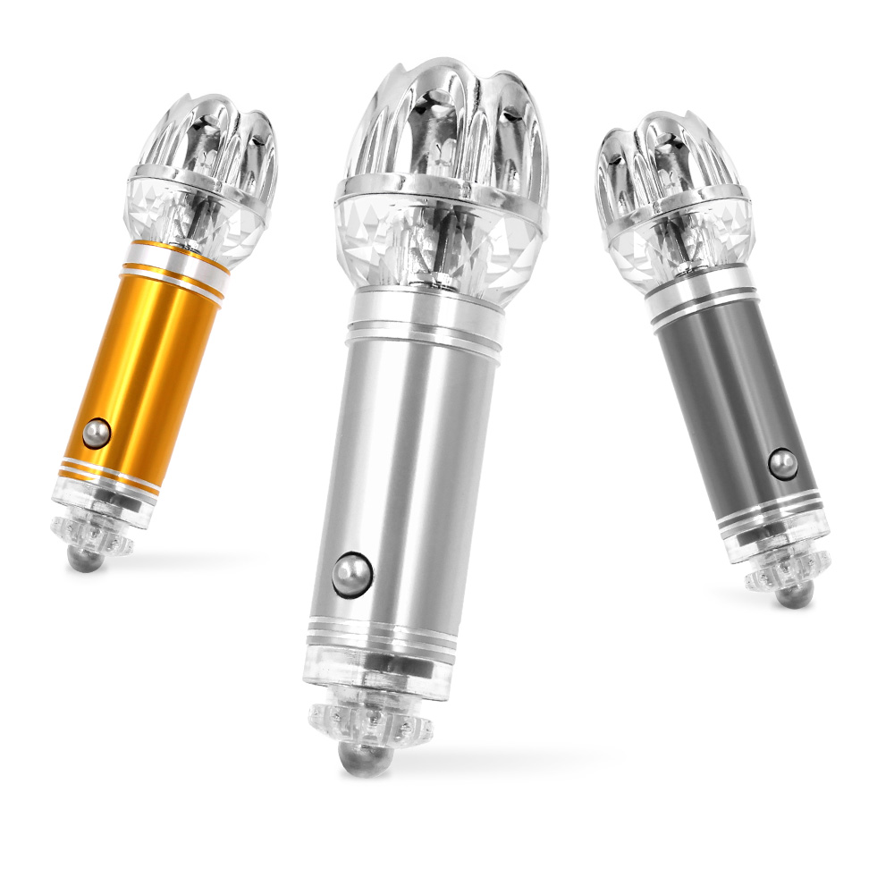 JO-6281 Amazon Лучшие Продажи Мини 12V с ионизатором с украшением в виде кристаллов очиститель воздуха автомобиля ионизатор