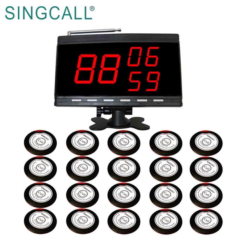 SINGCALL, ресторанный сервер, беспроводная пейджинговая система для вызова официанта