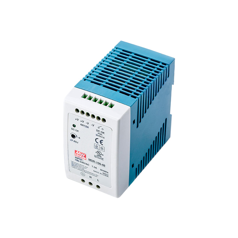 Бренд Mean well представляет MDR-100-48 48v 2a din rail источник питания
