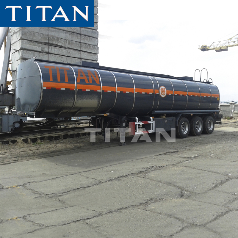 TITAN crude palm oil tankers 40 000 liters semi trailer