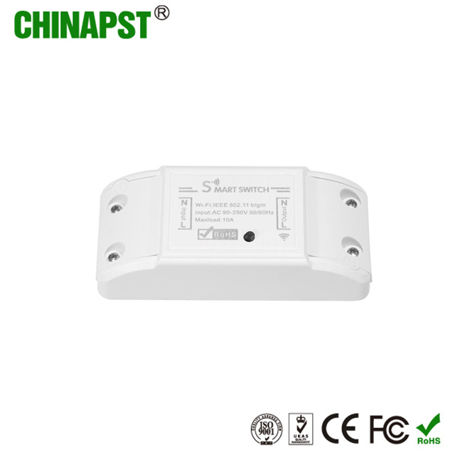 Домашняя техника Wifi Tuya Smart Switch работает с Amazon Alexa/Google Assistance/IFTTT PST-WF-S1