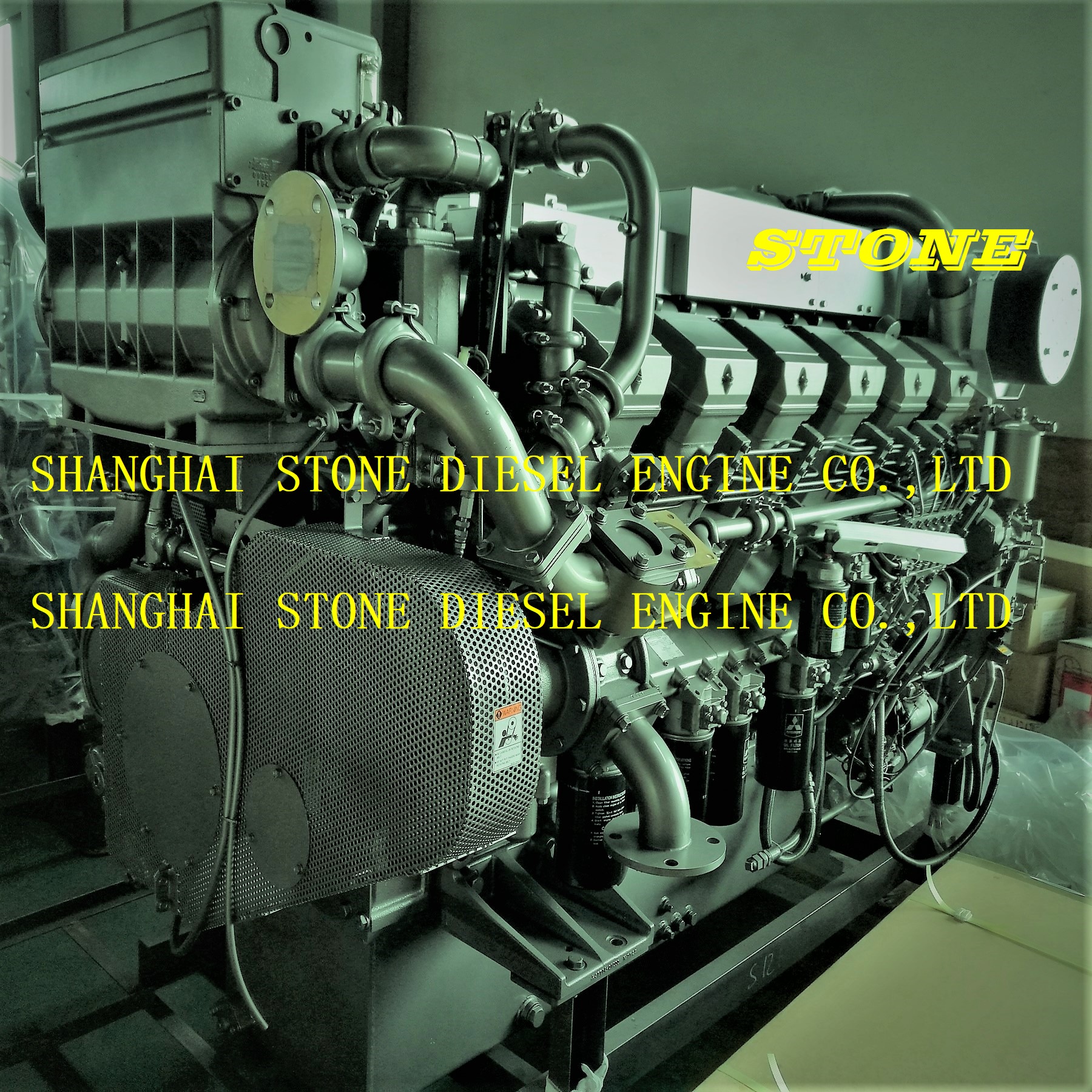 S12U-MPTK S16U-MPTK Mitsubishi вспомогательный морской генератор двигателя