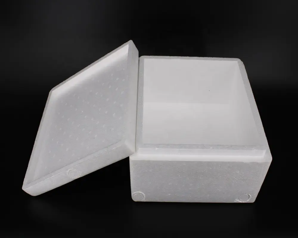 Waterproof styrofoam polystyrene box for live fish container