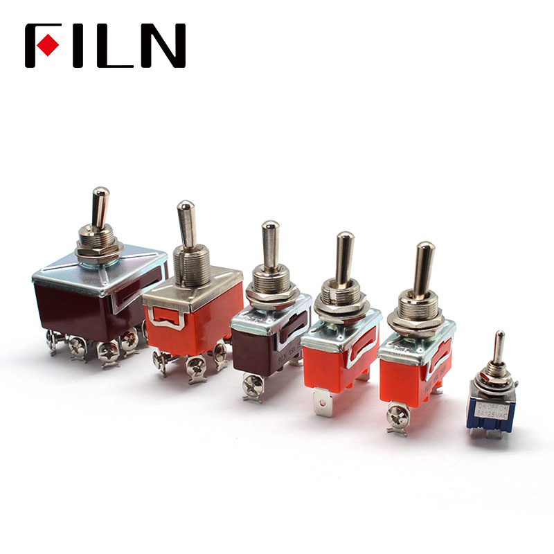 FILN 1021 on off медная точка контакта 5A 250V тумблер автоматический лодочный кулисный переключатель