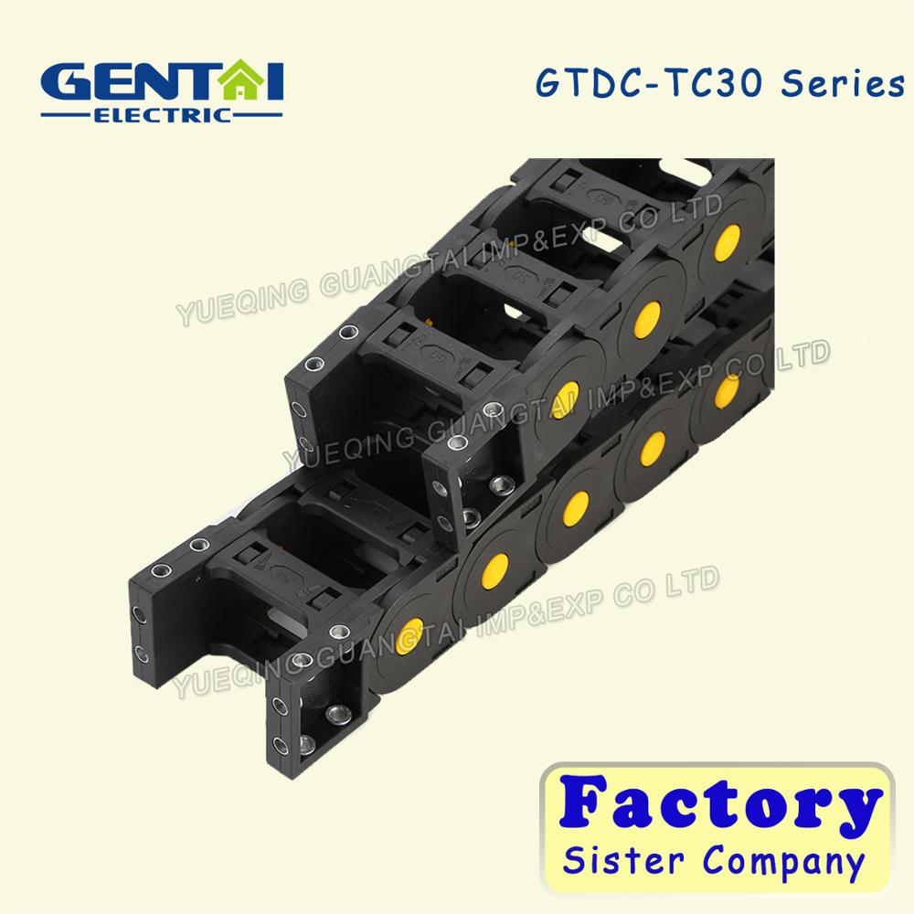 Hot Sale 30 Series 3D printer Enhanced Nylon PA66G Closed Can Be Opened on Both Sides Type Towline Drag Chain
