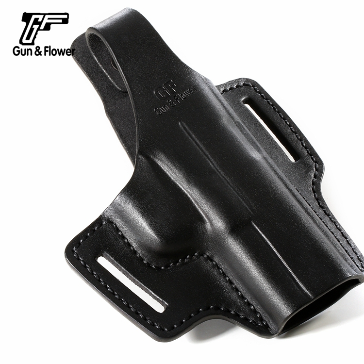 Walther PPK Glock 17 19 Beretta M92F Colt 1911 CZ75 Военная кожаная кобура с сумочкой для магазина
