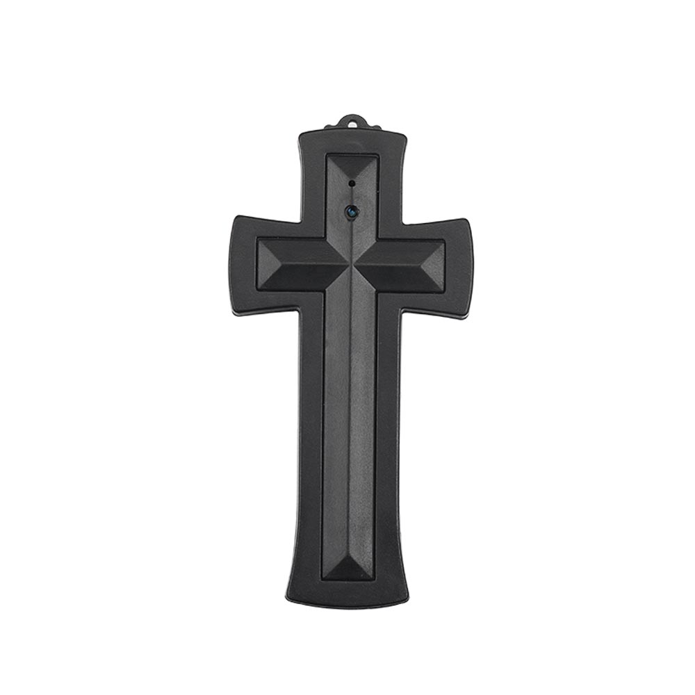 Cross Necklace Surveillance hidden Camera Video Recorder Mini Video Recorder Cam, Body Worn Cameras Mini DV DVR PQ153A