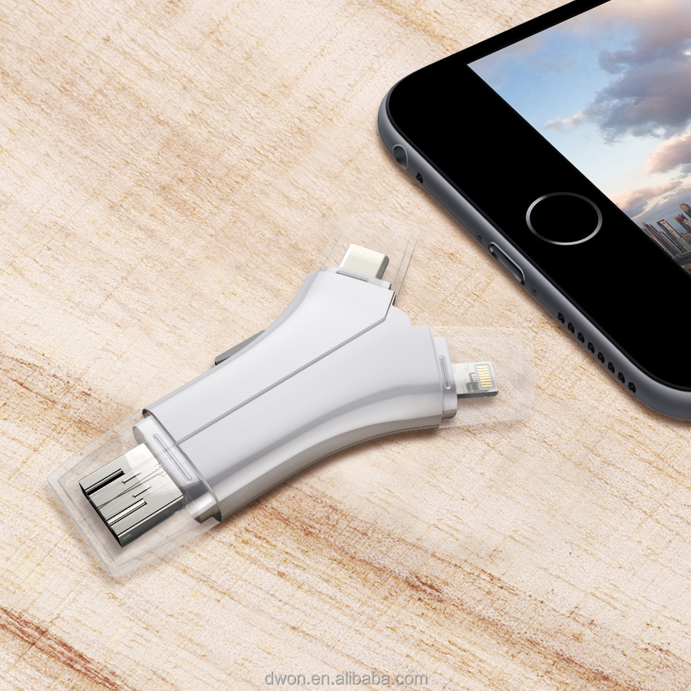 iFlash drive USB SD HC SD Micro OTG Card Reader For IOS 10 iPhone 5 6 6 7 Plus iPad PC & Android& type C