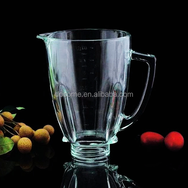 Оптовая продажа 42oz соковыжималки запчасти натриевое стекло 1,25 л соковыжималка стеклянный кувшин для замены