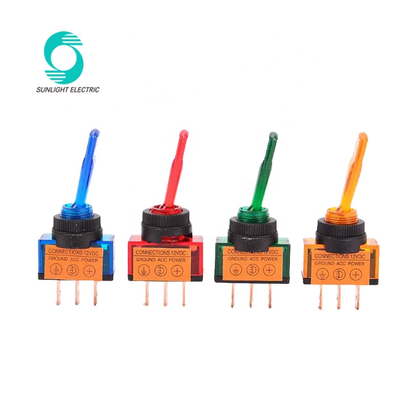 ASW-13D 3 Pin ВКЛ-ВЫКЛ автомобильной тумблер с DC12V 20A лампа