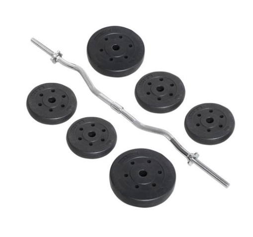 55 lb/50kg Weight Set Gym Lifting Exercise Workout Barbell Dumbbell set
