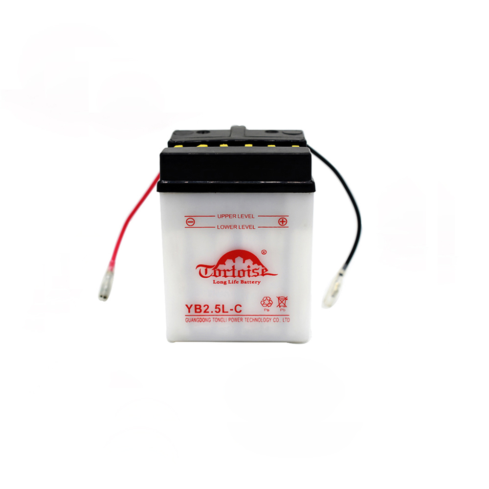 YB2.5L-C 6V 2.5AH сухое заряжение MF свинцово-кислотная АКБ для мотоциклов, для продажи