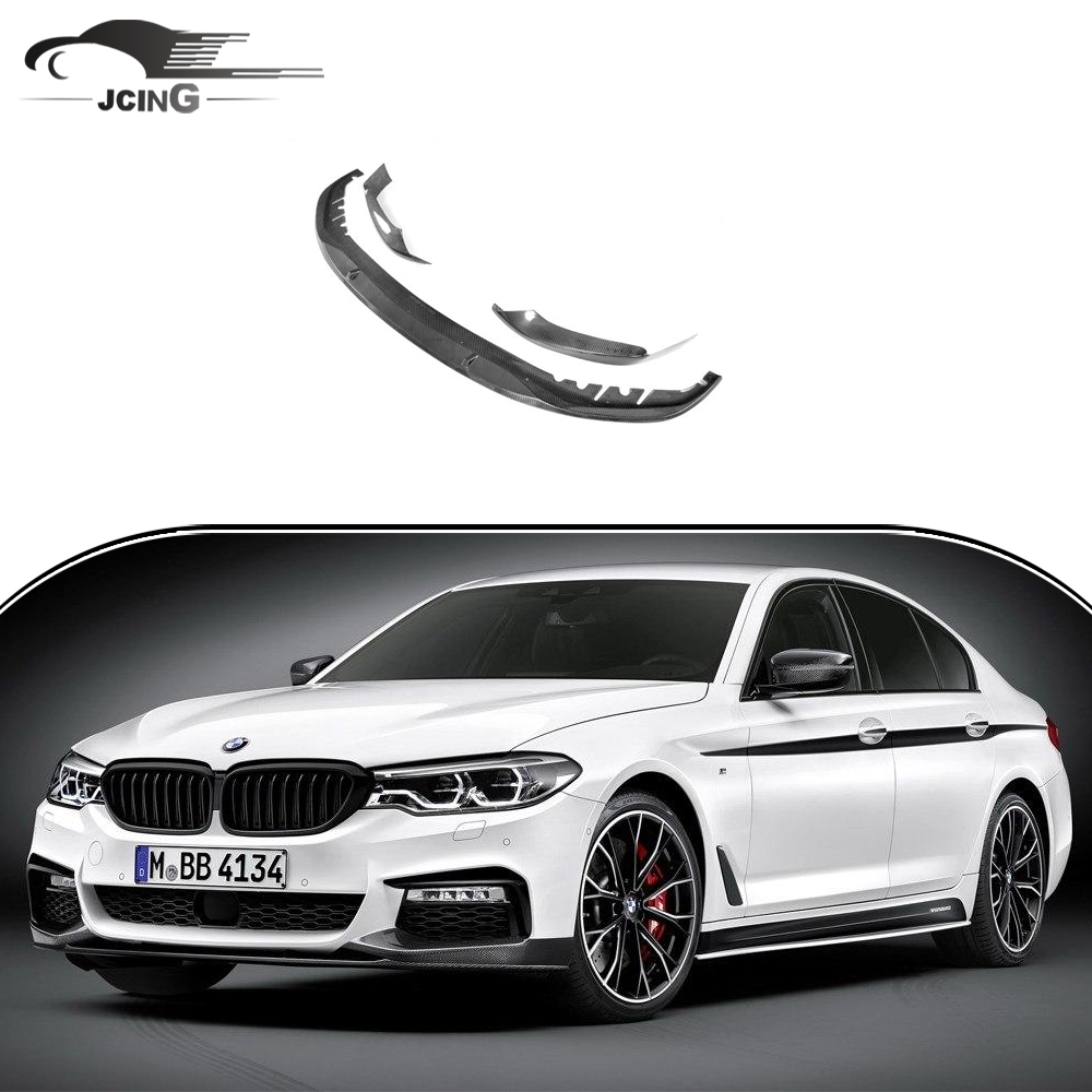 Автомобильный передний спойлер из углеродного волокна для BMW 5 серии G30 G31 G38 520i 530i 540i M-sport 2017-2018