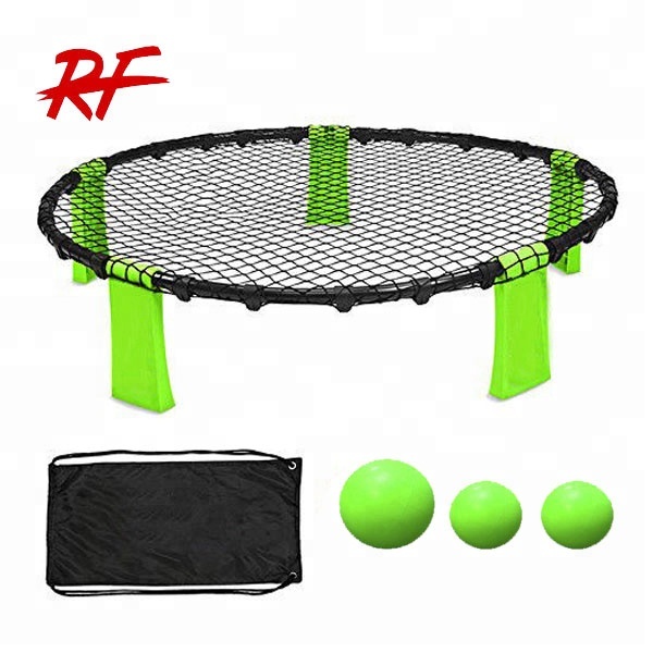 Открытый спортивный пляжный spikeball 3 Мяч Игровой набор с насосом