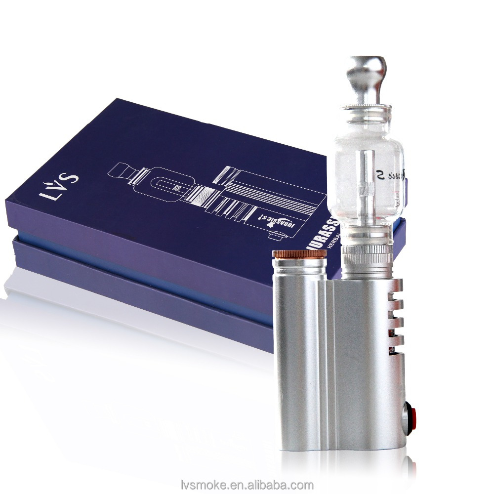 Портативная стеклянная водопроводная трубка dab rig для курения воска и сухих трав Jurassic S1