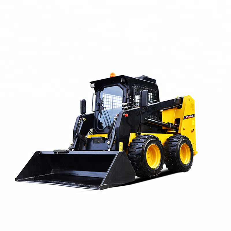 Производитель погрузчиков, новый полезный китайский погрузчик Skidsteer с ковшом 4 в 1
