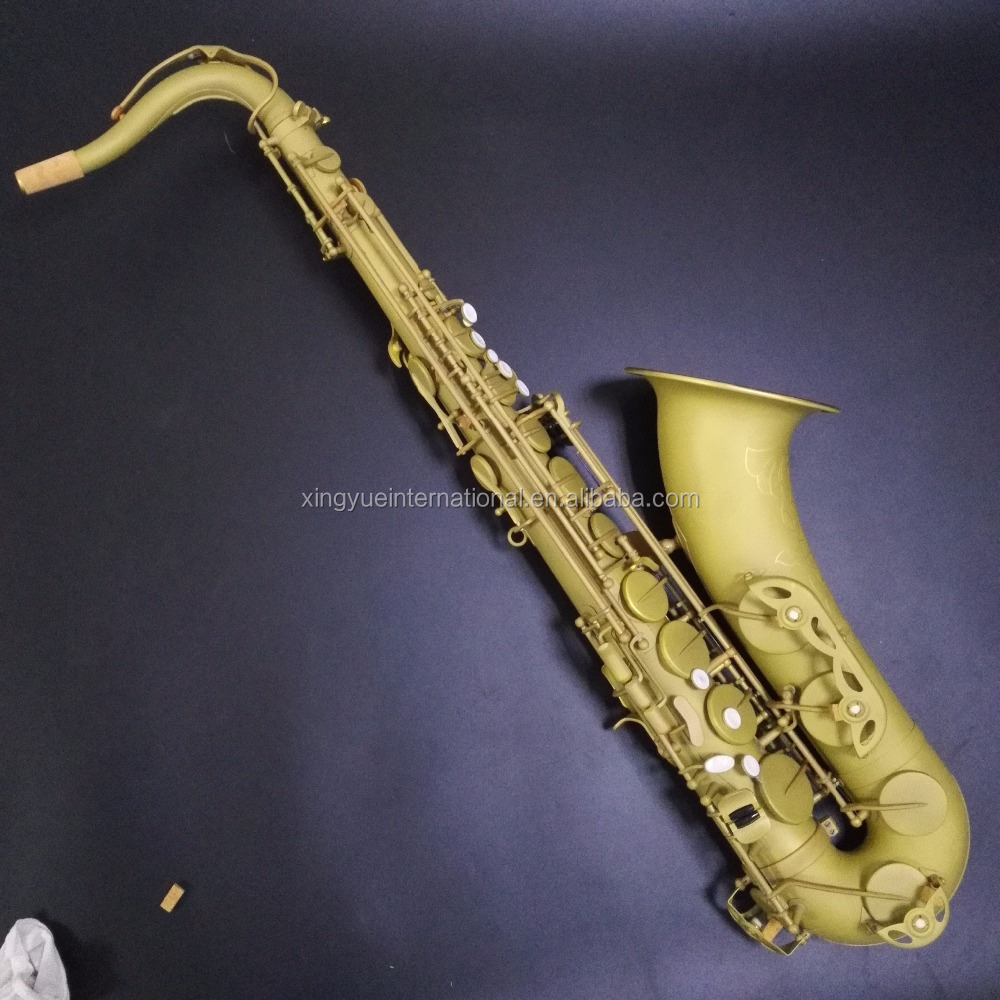 beautiful flowers matt surface professional saxophone tenor