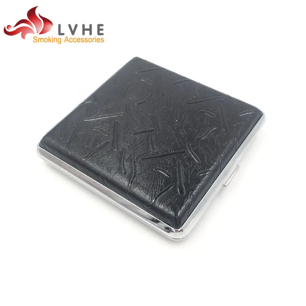 T001CL LVHE 20 Емкость Кожаный Портсигар
