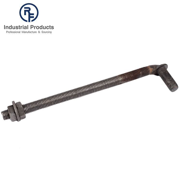 5/8 ''X12'' OEM стиль регулируемый стальной Одноцветный j-болт с шайбами/гайками