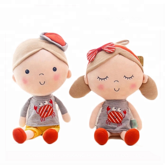 ICTI Audited Factory direct wholesale Plush Girl Doll for girls
