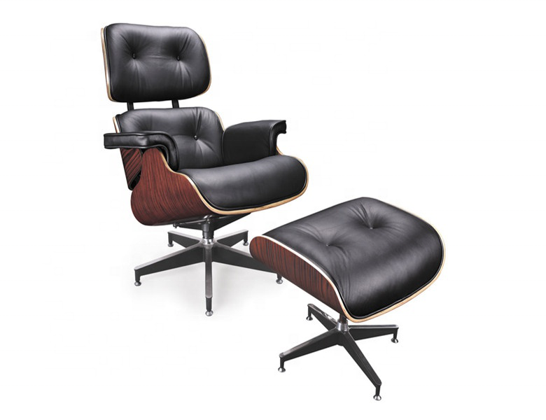 Современный стул для гостиной и Османская анилиновая кожа Mid Century Design