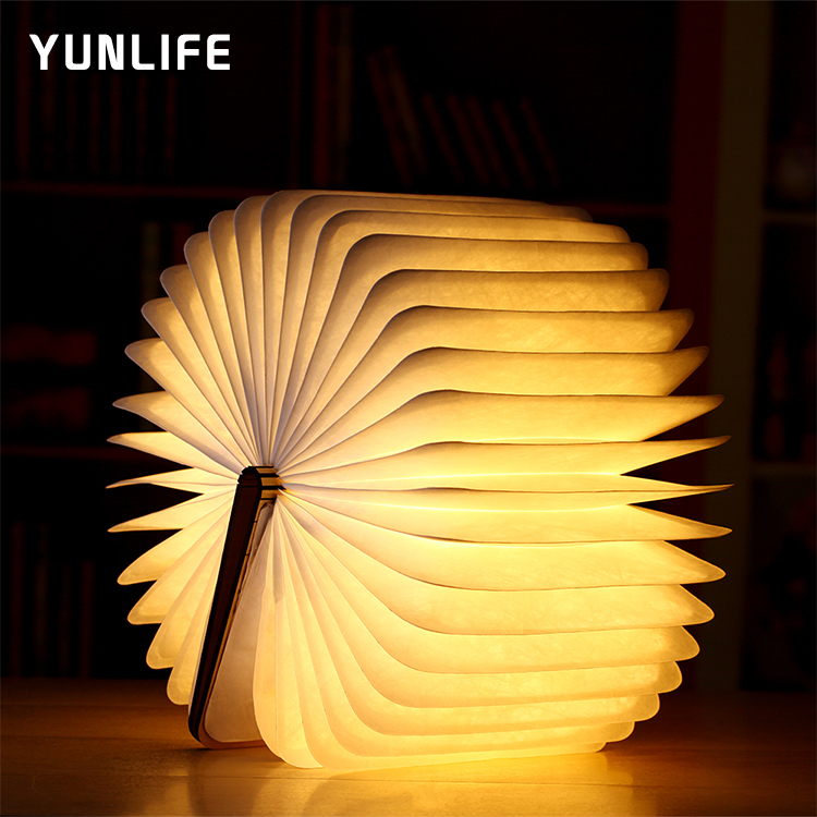 Yunlife Настольная мини-деревянная Светодиодная лампа для чтения ночник поставщик из Китая