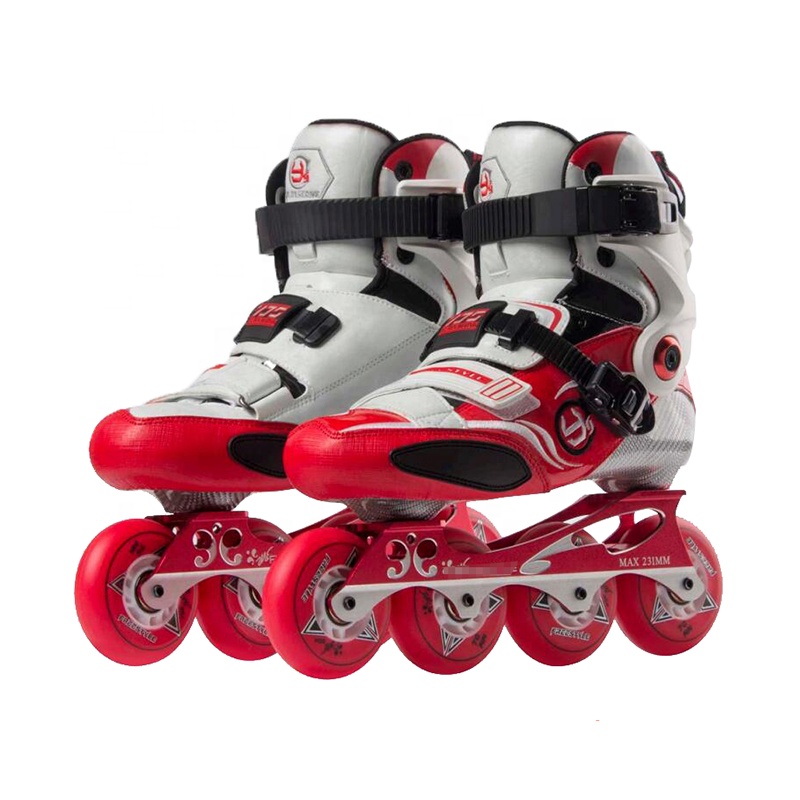 Arrowy Профессиональный углерода волокно стекло inline racing скорость коньки для взрослых
