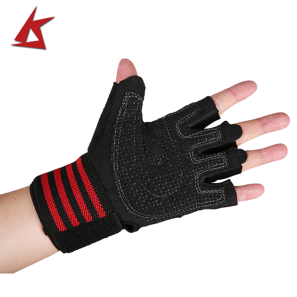 KS-6015 # перчатки для тренажерного зала с поддержкой запястья для тяжелой атлетики тренировки фитнеса и кросс-тренировок