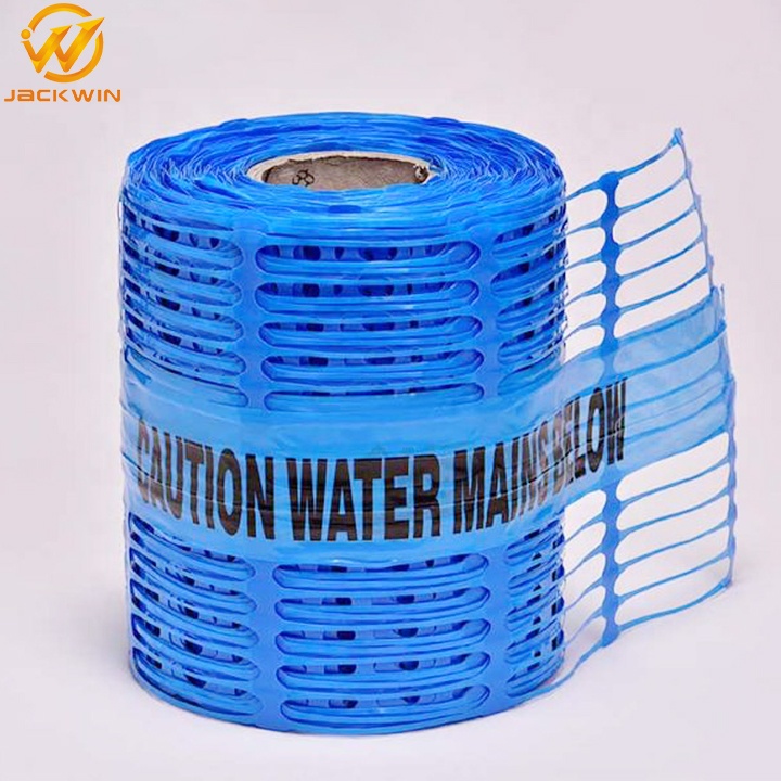 Gas Pipeline Below Electrical Cable Below Warning Tape Underground Buried Detectable Warning Mesh