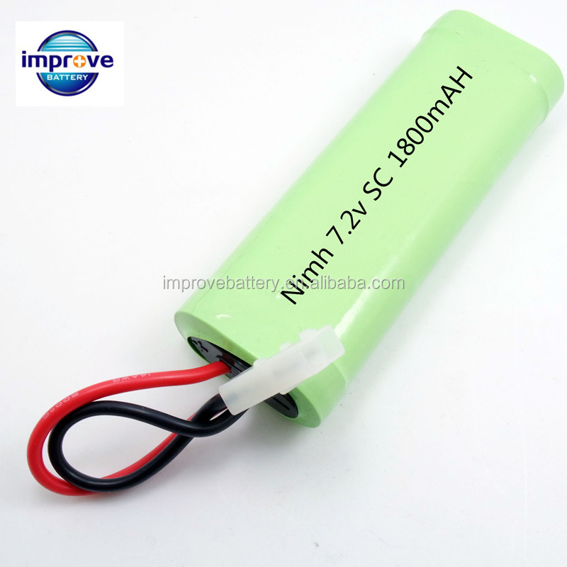 Перезаряжаемый аккумулятор nimh sc 1800 мАч 7,2 в