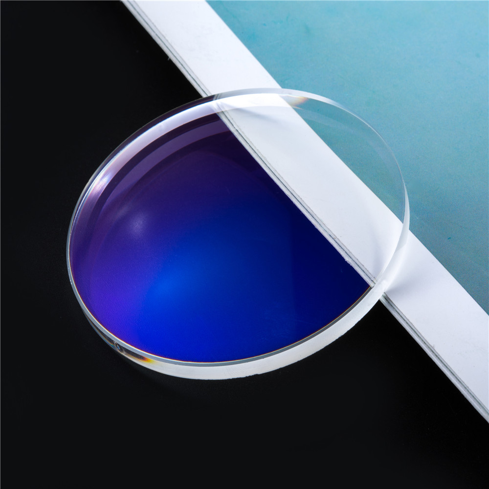 0phthalmic Lenses in China 1.56 Lentes Monofocal Blue Cut NK 55 Resin Eyeglasses Lenses