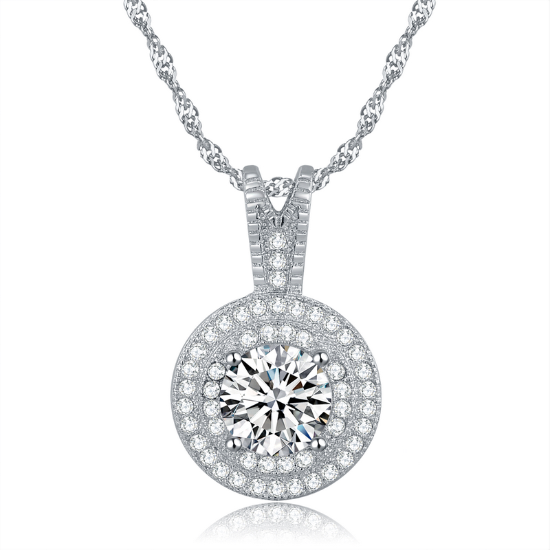Bijoux Femme ожерелье 2019 кулон ожерелье Цирконий латунь крест ожерелье