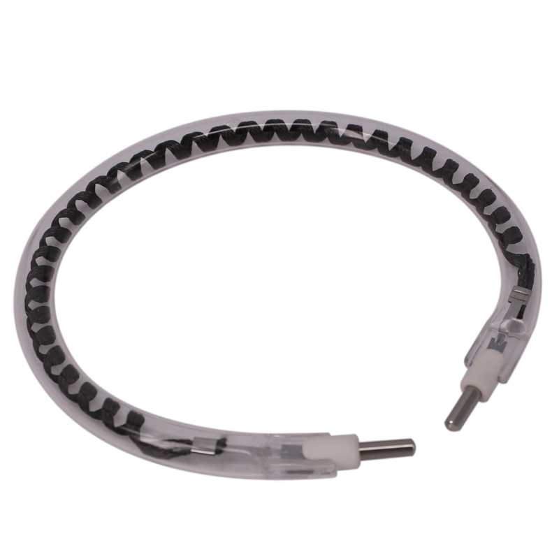 Clear carbon fiber circular Infrared heating tubes for blow molding machine
