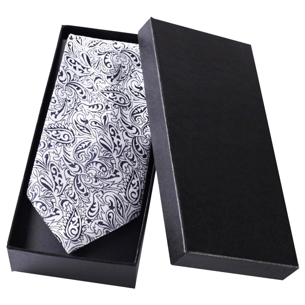 Custom gift paper wholesale necktie packaging bow tie box
