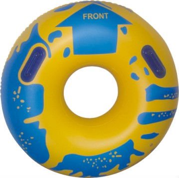 inflatable swimming life buoy ,swimming circle swim ring with two elastic handle