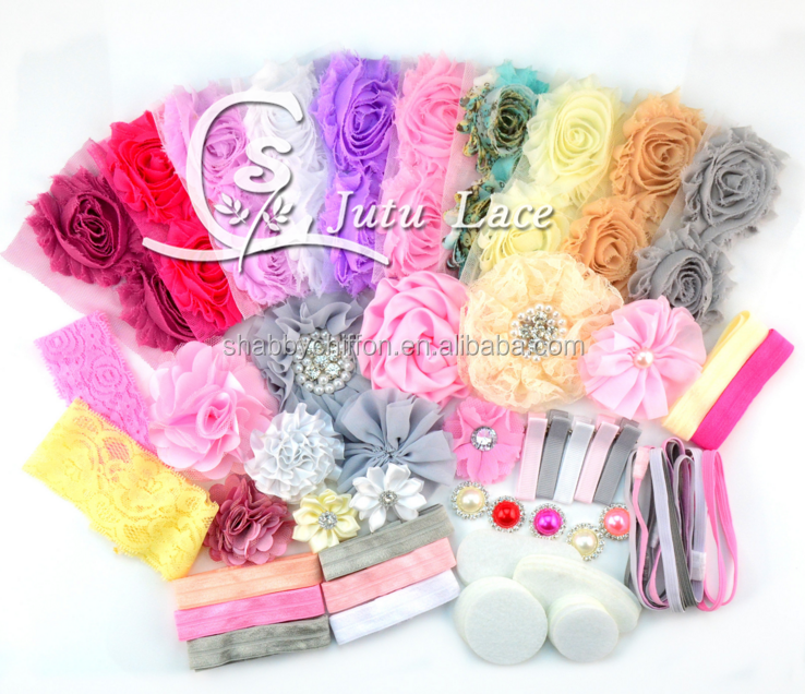 New Hot Sale !! Children's and adult DIY hair with material bag hairpin accessories free