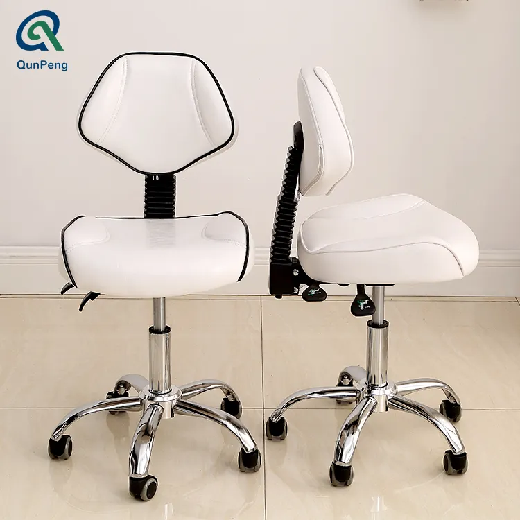 Beauty salon swivel seat adjustable pedicure manicure stools salon stool chair with backrest