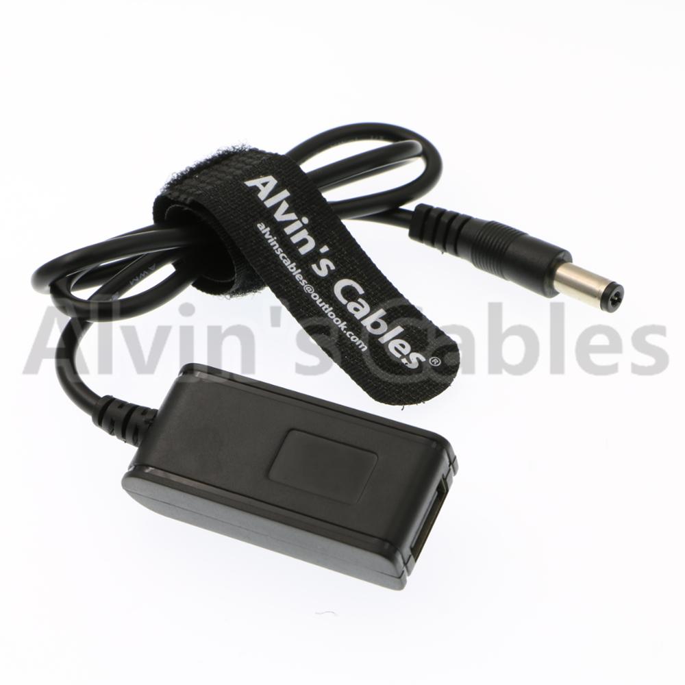 DC преобразователь Сыходзь регулятор 12 В до 5 В 3A 15 Вт Женский USB к DC 5,5x2,1 мм 50 см