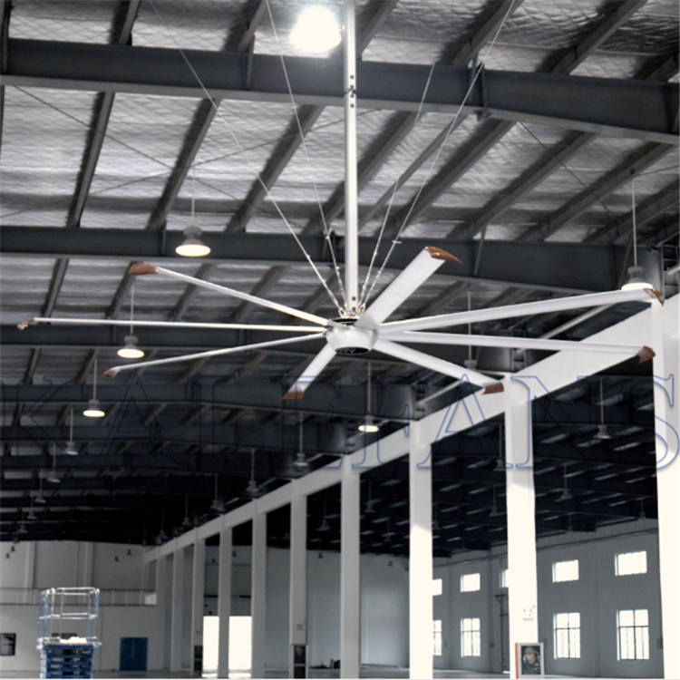 Супер размер HVLS 24FT тихий suntronix промышленный потолочный взрывозащищенный осевой вентилятор