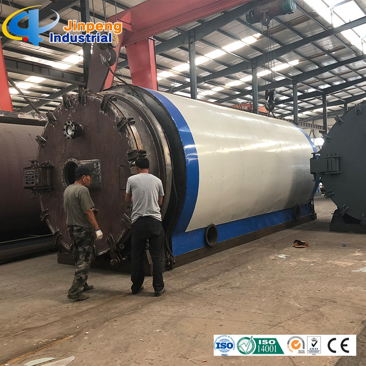 Новая технология JINPENG OEM пиролиза отходов шин пиролиз системы