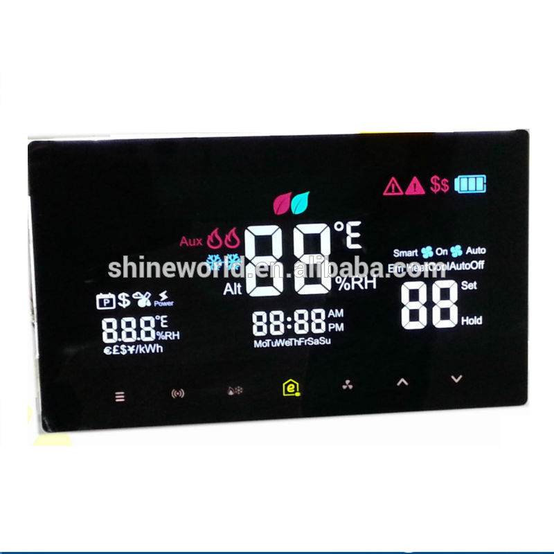2019 изготовитель 7 сегментов 4 цифр монохромный дисплей lcd для оборудования