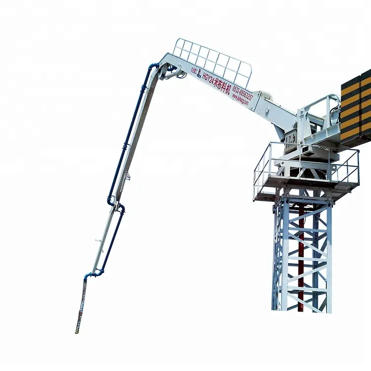 Construction machinery 13m 15m 17m 18m elevator type self-climbing concrete placing boom for sale
