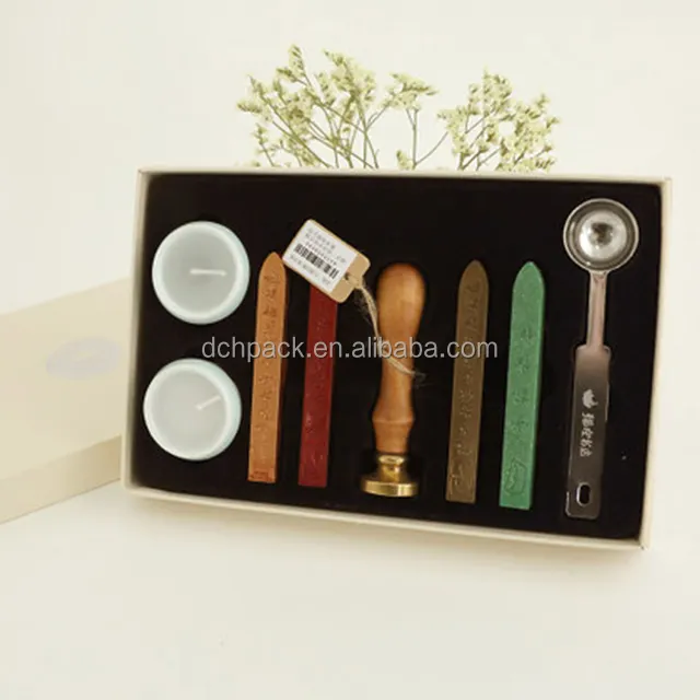 Custom made design personalized wax seal stamp kit cnc custom made parts