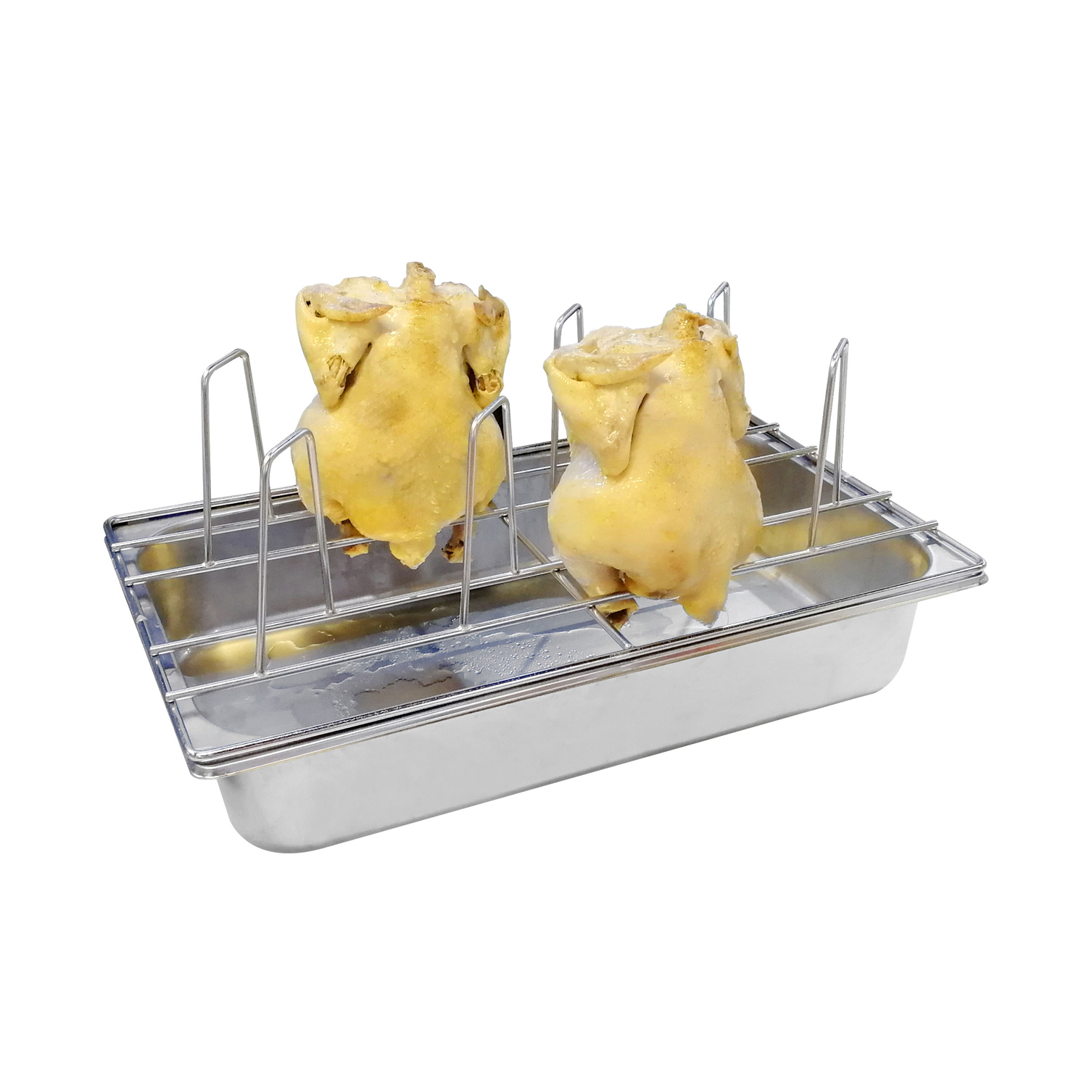 Подставка для жареной курицы из нержавеющей стали, корзина для французской жареной курицы, Паровая духовка