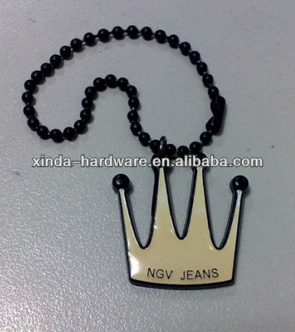 fashionkey chain key ring metal jeans hang badge